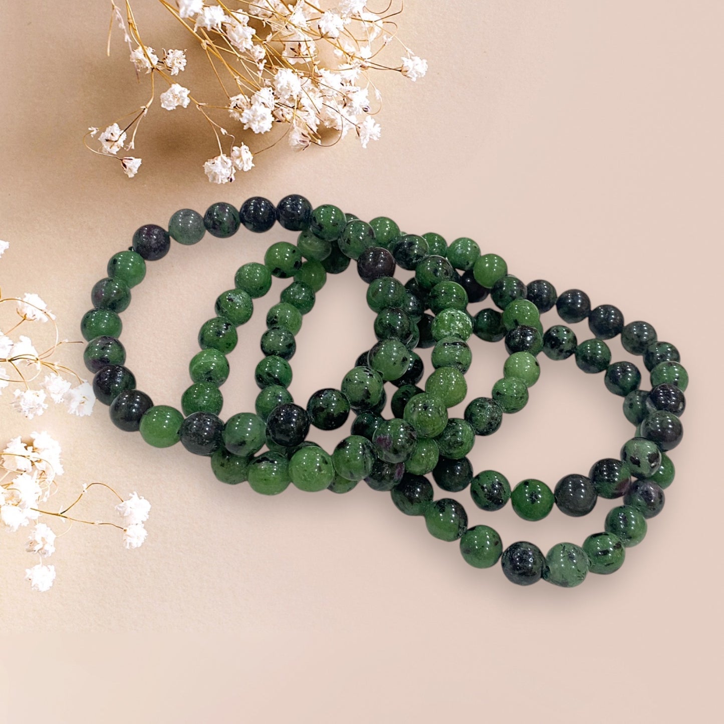 Ruby Zoisite Bracelet