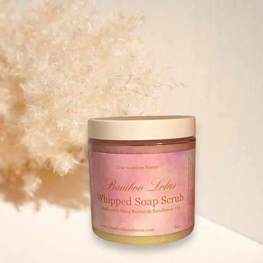 Bamboo Lotus Whipped Soap Scrub